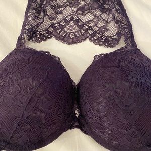 La Senza Hello Sugar 32D purple bra